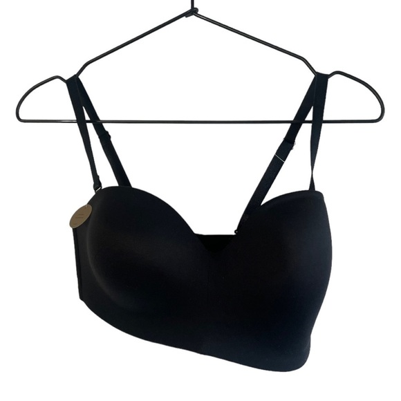 Wacoal Staying Power Wire Free Strapless Bra 34D Black - Picture 3 of 5